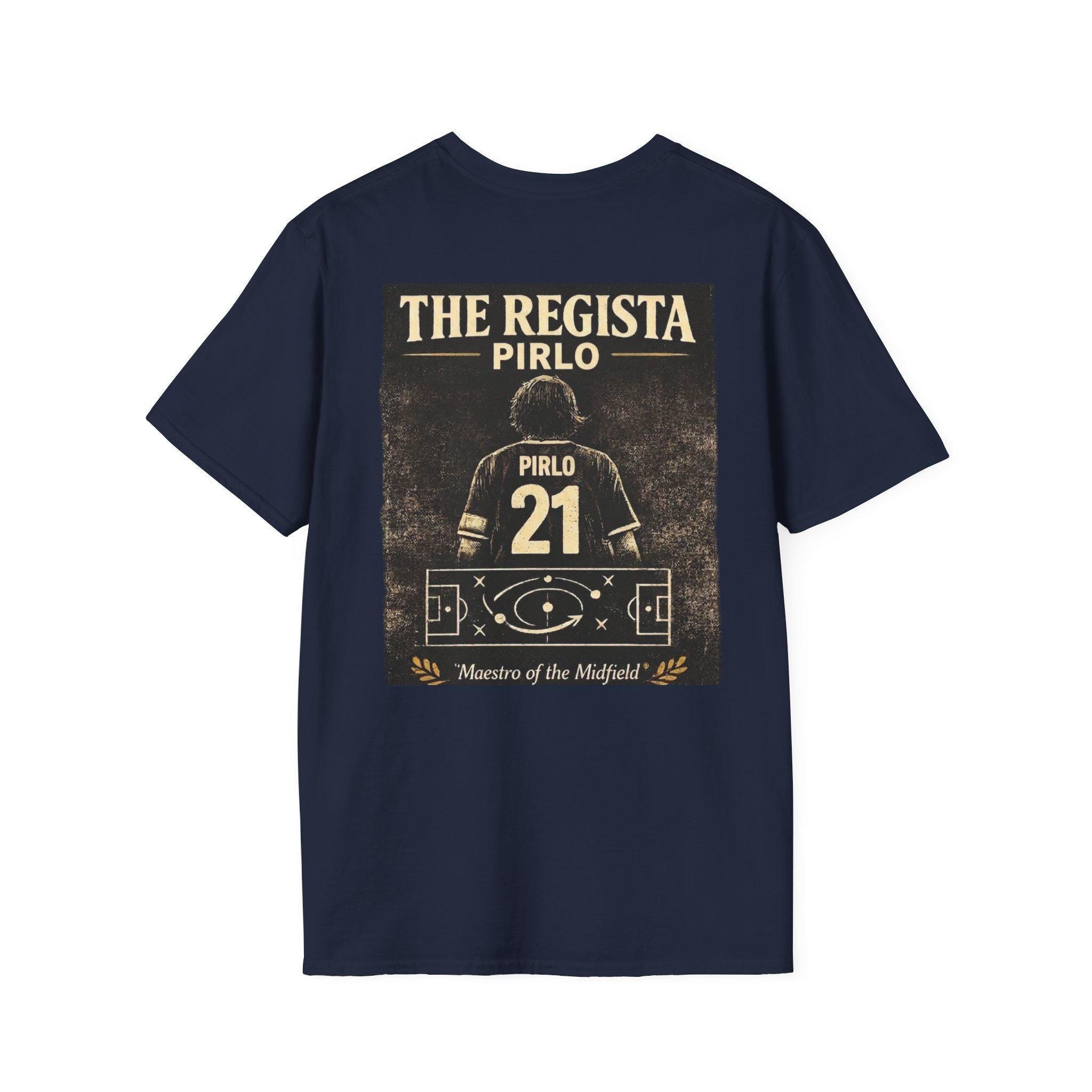 The Regista 21 Pirlo T-Shirt | Vintage Icon Tee | Andrea Pirlo Limited Edition