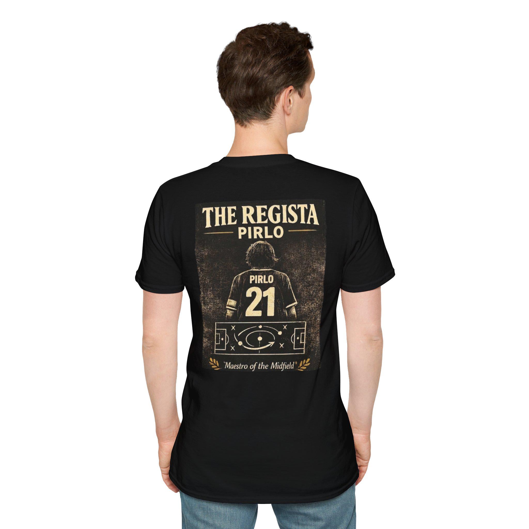 The Regista 21 Pirlo T-Shirt | Vintage Icon Tee | Andrea Pirlo Limited Edition