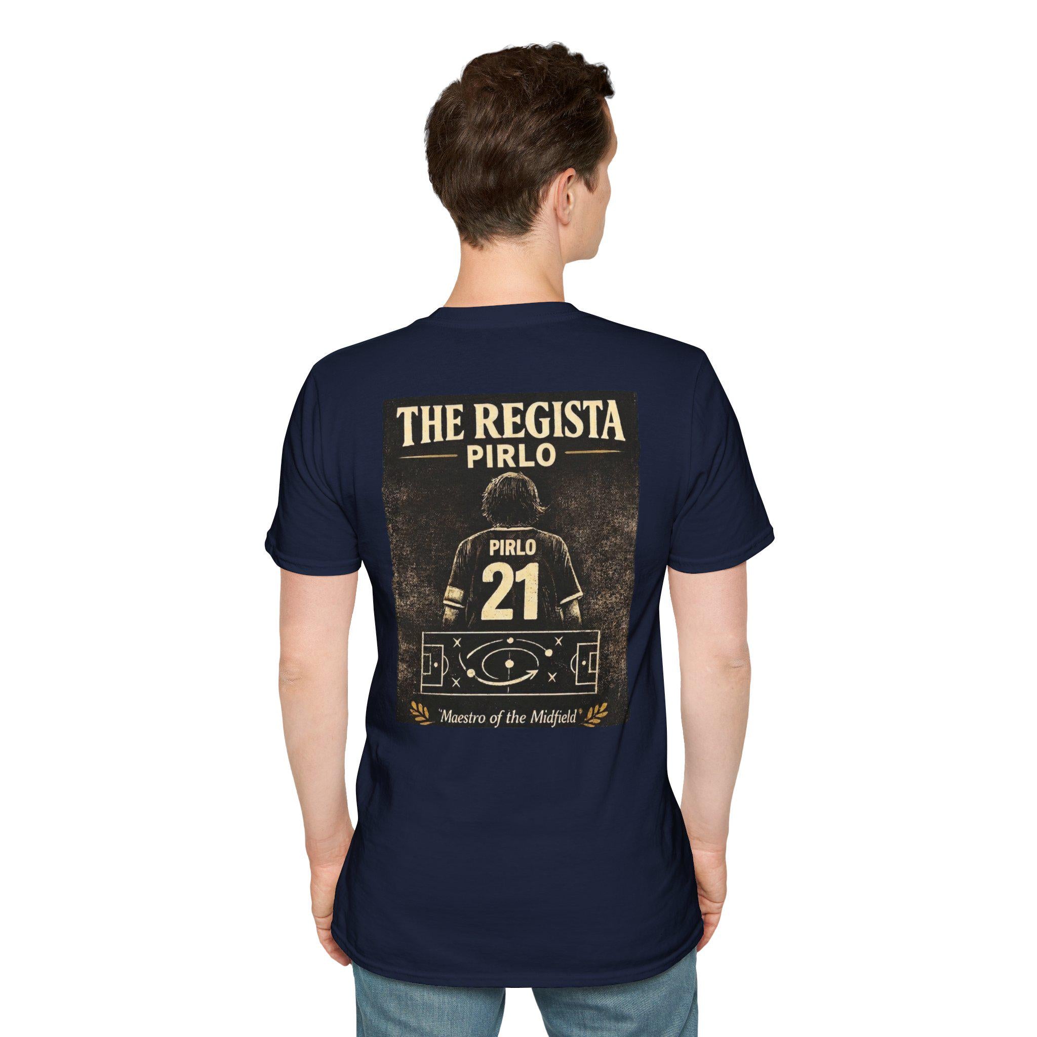The Regista 21 Pirlo T-Shirt | Vintage Icon Tee | Andrea Pirlo Limited Edition