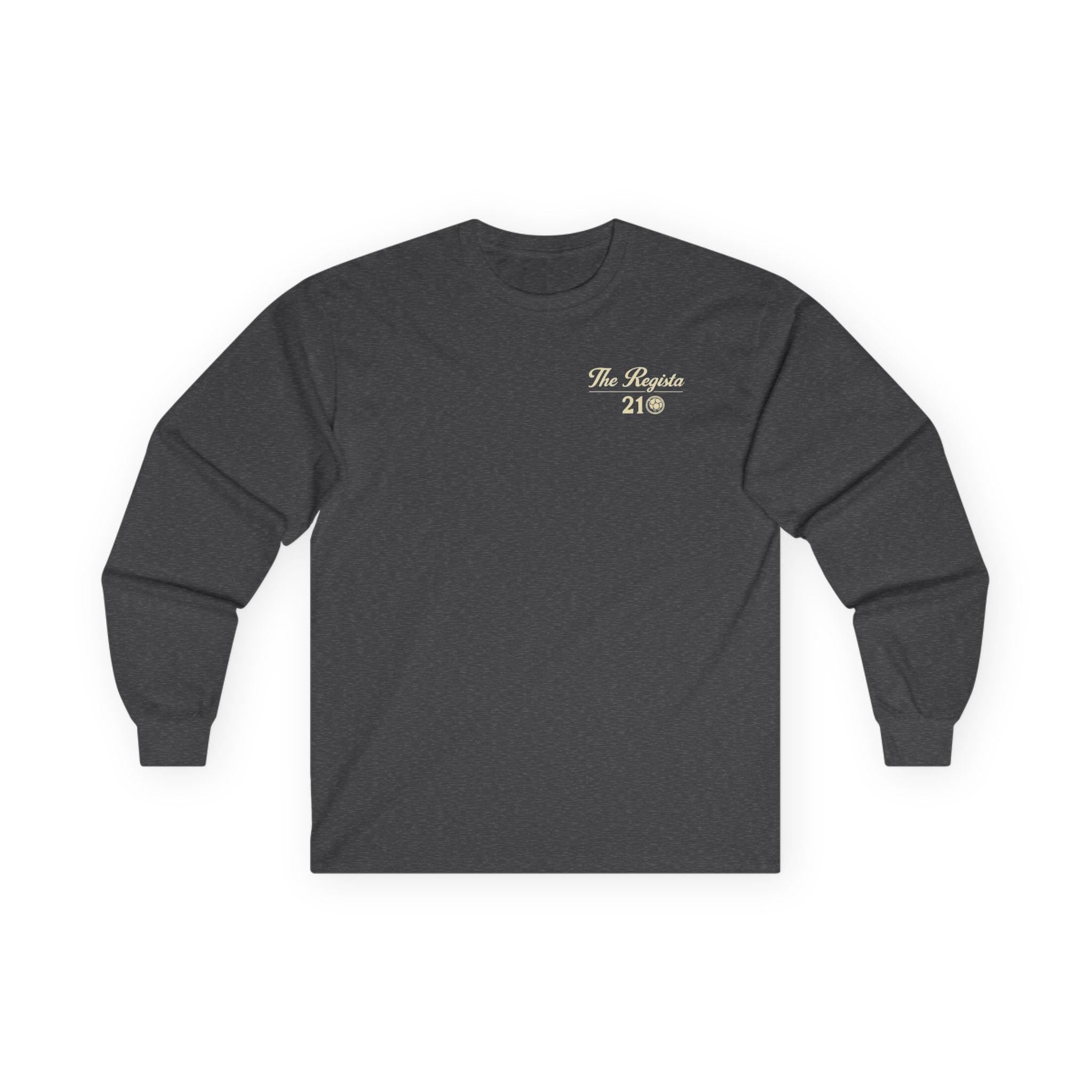 Andrea Pirlo 21 Jersey Back Print Long Sleeve Tee | Soccer Legend Fan Apparel