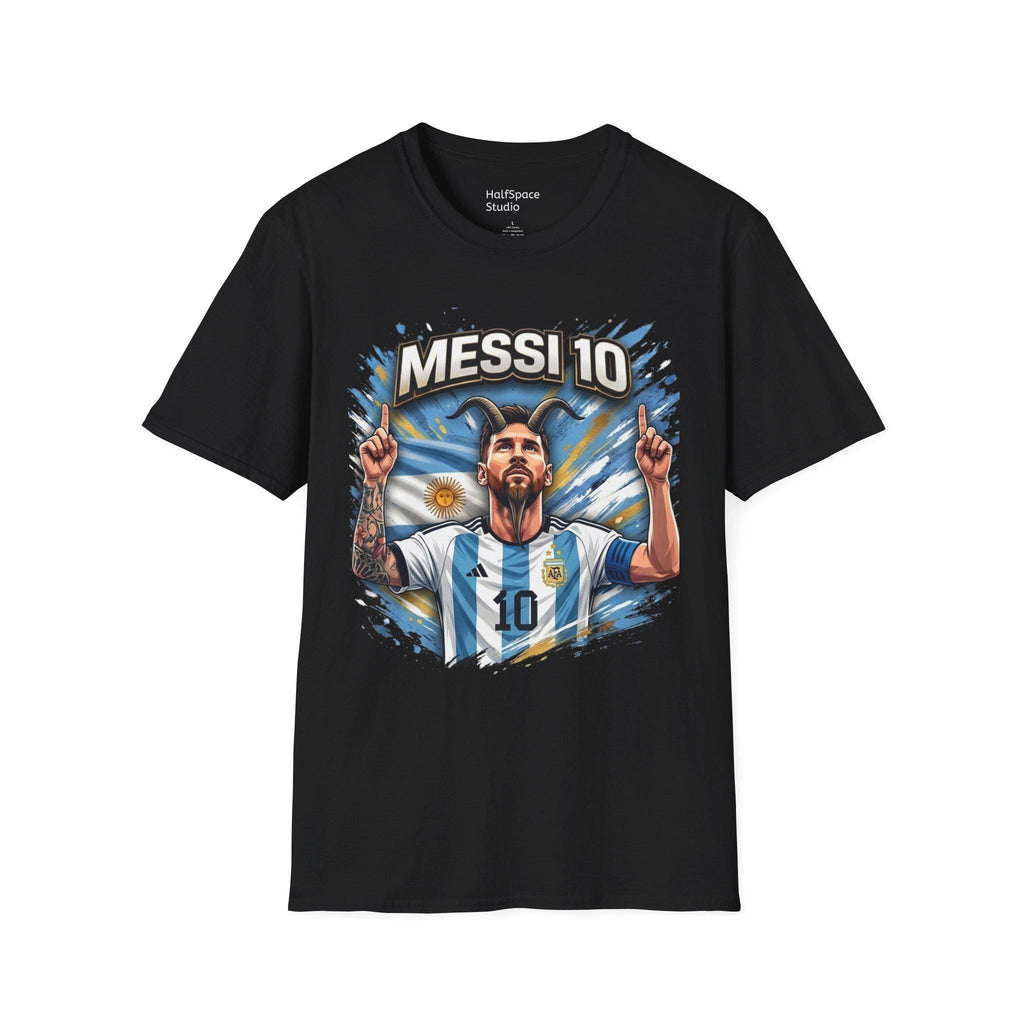 Messi 10 Portrait shirt | Soccer/Football Legend Lionel Messi Tee