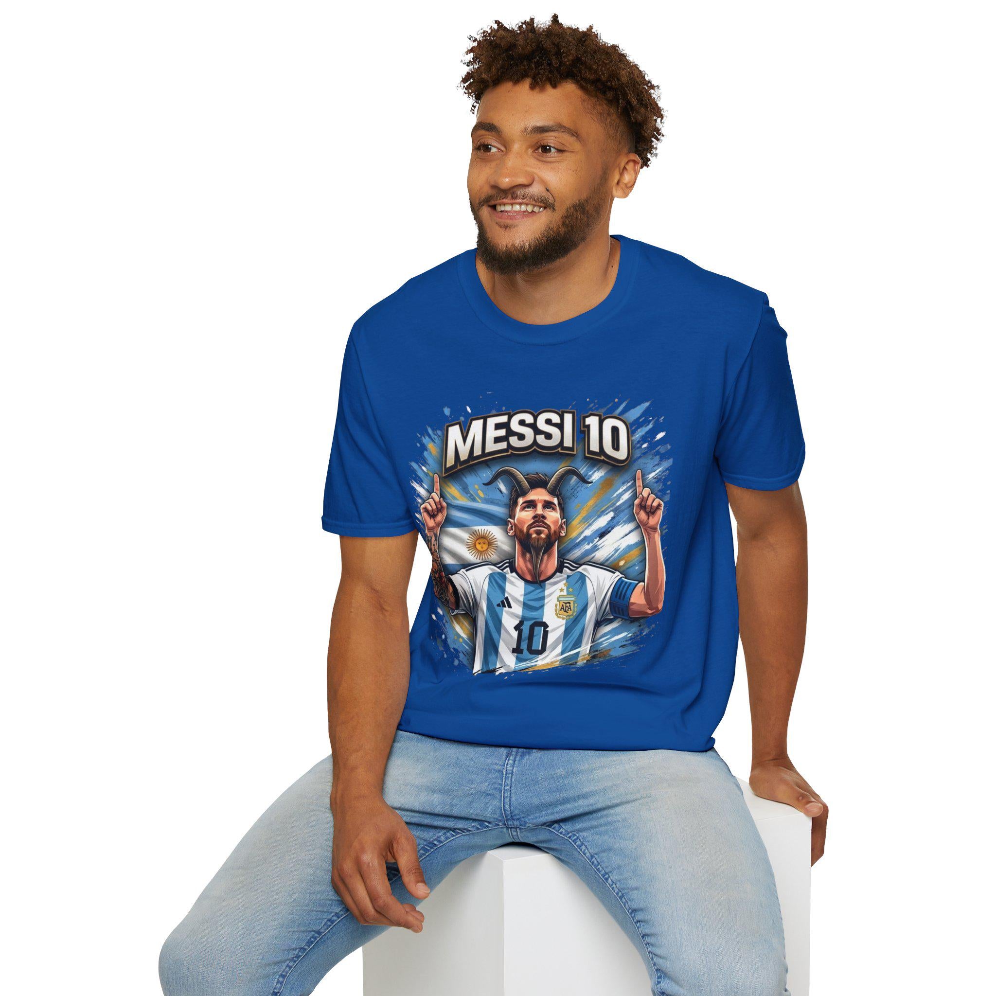 Messi 10 Portrait shirt | Soccer/Football Legend Lionel Messi Tee
